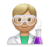 Man Scientist: Medium-light Skin Tone Emoji Copy Paste ― 👨🏼‍🔬 - lg