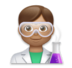 Man Scientist: Medium Skin Tone Emoji Copy Paste ― 👨🏽‍🔬 - lg