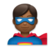 Man Superhero: Medium-dark Skin Tone Emoji Copy Paste ― 🦸🏾‍♂ - lg