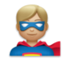 Man Superhero: Medium-light Skin Tone Emoji Copy Paste ― 🦸🏼‍♂ - lg