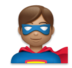 Man Superhero: Medium Skin Tone Emoji Copy Paste ― 🦸🏽‍♂ - lg