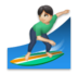 Man Surfing: Light Skin Tone Emoji Copy Paste ― 🏄🏻‍♂ - lg