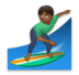 Man Surfing: Medium-dark Skin Tone Emoji Copy Paste ― 🏄🏾‍♂ - lg