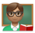 Man Teacher: Medium Skin Tone Emoji Copy Paste ― 👨🏽‍🏫 - lg