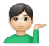Man Tipping Hand: Light Skin Tone Emoji Copy Paste ― 💁🏻‍♂ - lg