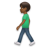 Man Walking: Medium-dark Skin Tone Emoji Copy Paste ― 🚶🏾‍♂ - lg