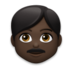 Man: Dark Skin Tone Emoji Copy Paste ― 👨🏿 - lg