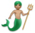 Merman: Medium Skin Tone Emoji Copy Paste ― 🧜🏽‍♂ - lg