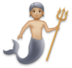 Merperson: Medium-light Skin Tone Emoji Copy Paste ― 🧜🏼 - lg