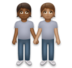 People Holding Hands: Medium-dark Skin Tone, Medium Skin Tone Emoji Copy Paste ― 🧑🏾‍🤝‍🧑🏽 - lg