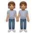 People Holding Hands: Medium Skin Tone Emoji Copy Paste ― 🧑🏽‍🤝‍🧑🏽 - lg