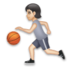 Person Bouncing Ball: Light Skin Tone Emoji Copy Paste ― ⛹🏻 - lg