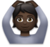 Person Gesturing OK: Dark Skin Tone Emoji Copy Paste ― 🙆🏿 - lg