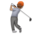 Person Golfing: Medium Skin Tone Emoji Copy Paste ― 🏌🏽 - lg