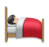 Person In Bed: Light Skin Tone Emoji Copy Paste ― 🛌🏻 - lg