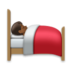 Person In Bed: Medium-dark Skin Tone Emoji Copy Paste ― 🛌🏾 - lg