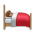 Person In Bed: Medium Skin Tone Emoji Copy Paste ― 🛌🏽 - lg