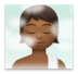 Person In Steamy Room: Medium-dark Skin Tone Emoji Copy Paste ― 🧖🏾 - lg