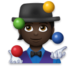 Person Juggling: Dark Skin Tone Emoji Copy Paste ― 🤹🏿 - lg