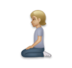 Person Kneeling: Medium-light Skin Tone Emoji Copy Paste ― 🧎🏼 - lg