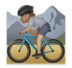 Person Mountain Biking: Medium Skin Tone Emoji Copy Paste ― 🚵🏽 - lg