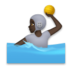 Person Playing Water Polo: Dark Skin Tone Emoji Copy Paste ― 🤽🏿 - lg