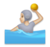 Person Playing Water Polo: Medium-light Skin Tone Emoji Copy Paste ― 🤽🏼 - lg