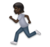Person Running: Dark Skin Tone Emoji Copy Paste ― 🏃🏿 - lg
