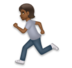 Person Running: Medium-dark Skin Tone Emoji Copy Paste ― 🏃🏾 - lg