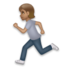 Person Running: Medium Skin Tone Emoji Copy Paste ― 🏃🏽 - lg