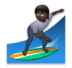 Person Surfing: Dark Skin Tone Emoji Copy Paste ― 🏄🏿 - lg