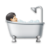 Person Taking Bath: Light Skin Tone Emoji Copy Paste ― 🛀🏻 - lg