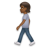 Person Walking: Medium-dark Skin Tone Emoji Copy Paste ― 🚶🏾 - lg