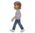 Person Walking: Medium Skin Tone Emoji Copy Paste ― 🚶🏽 - lg