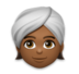 Person Wearing Turban: Medium-dark Skin Tone Emoji Copy Paste ― 👳🏾 - lg