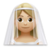 Person With Veil: Medium-light Skin Tone Emoji Copy Paste ― 👰🏼 - lg