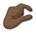 Pinching Hand: Dark Skin Tone Emoji Copy Paste ― 🤏🏿 - lg