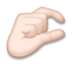 Pinching Hand: Light Skin Tone Emoji Copy Paste ― 🤏🏻 - lg