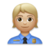 Police Officer: Medium-light Skin Tone Emoji Copy Paste ― 👮🏼 - lg