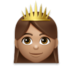 Princess: Medium Skin Tone Emoji Copy Paste ― 👸🏽 - lg