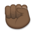 Raised Fist: Dark Skin Tone Emoji Copy Paste ― ✊🏿 - lg