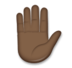 Raised Hand: Dark Skin Tone Emoji Copy Paste ― ✋🏿 - lg