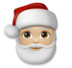 Santa Claus: Medium-light Skin Tone Emoji Copy Paste ― 🎅🏼 - lg