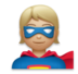 Superhero: Medium-light Skin Tone Emoji Copy Paste ― 🦸🏼 - lg