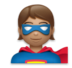 Superhero: Medium Skin Tone Emoji Copy Paste ― 🦸🏽 - lg