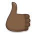 Thumbs Up: Dark Skin Tone Emoji Copy Paste ― 👍🏿 - lg