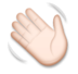 Waving Hand: Light Skin Tone Emoji Copy Paste ― 👋🏻 - lg
