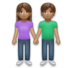 Woman And Man Holding Hands: Medium Skin Tone Emoji Copy Paste ― 👫🏽 - lg