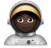 Woman Astronaut: Dark Skin Tone Emoji Copy Paste ― 👩🏿‍🚀 - lg