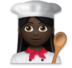Woman Cook: Dark Skin Tone Emoji Copy Paste ― 👩🏿‍🍳 - lg